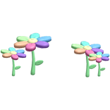 decora harajuku pastel kidcore happy flower 