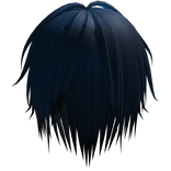 deep blue jirai hair