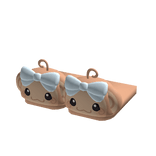 ♡ : ꒰cutesy silly blue monkey slippers꒱