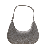 Postiano Shoulder Crochet Bag In White