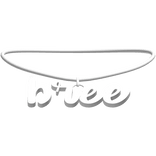 3.0 bree in silver name necklace
