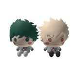 Deku x Bakugo Cute UA Uniform Hero Plush
