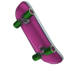 Delinquent's Skater Pin