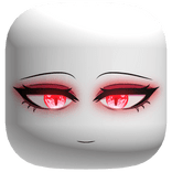 Demon Face With Red Eyes (Glowing)