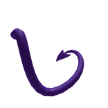 Demon Tail Curved Purple