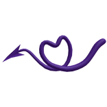 Demon Tail Purple Heart
