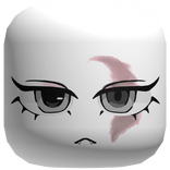 Demon Vamp Cute Battle Scarred Gaze White Face