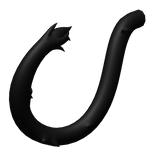 Demonic Black Fiery Tail