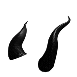 Demonic Iron Horns // Black [PBR]