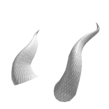 Demonic Iron Horns // White [PBR]