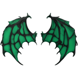 Demonic Mutated Venom Wings (Teal Korblox Blue)