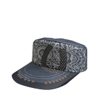 Denim 3 western stamped cap
