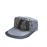 Denim 4 western stamped cap