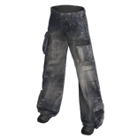 Denim Cargo Jeans w/ Boots