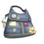 Denim Cross Bag w/ Charms 3.0