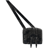 Denim Front Grunge Satchel Bag