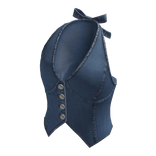 Denim Halter Neck Back Tie