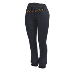 Denim Jeans With Waist Chain Blue