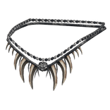 Denim Left Tiger Tooth Shoulder Rope