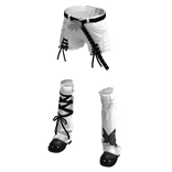 Denim Shorts w/ Leg warmers