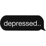 depressed.. lonely edgy sad text
