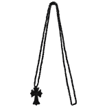  Designer Black Cross Necklace