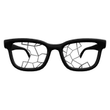 Designer Cracked Glasses