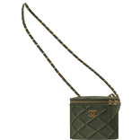 Designer Crossbody Bag In Green