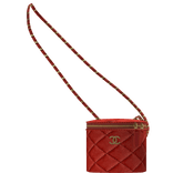 Designer Crossbody Bag In Red