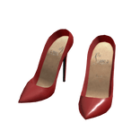 Designer Luxury Pointed Stiletto Heels | Red