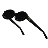 Designer Luxury Raised Shades Glasses Black