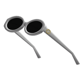 Designer Luxury Raised Shades Glasses White