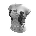 Designer McBling Angel Wings T-Shirt (White)