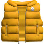 Designer Puffer Vest (Yellow)