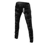 Designer Skinny Jeans - Distressed Black