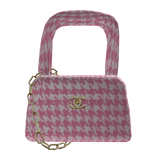 DESIGNER TWEED PURSE (PINK)