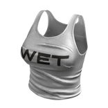 Designer ‘WET’ Tight Tank Top (White)