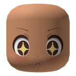 Determined Brown Star Eyes Excited Hungry Anime