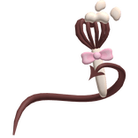 𑣲 devil's little baker halloween devil tail