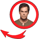 Dexter Morgan Red Meme Circle