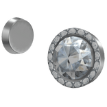 Diamond Halo Stud Earrings