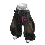 💗 Digicam Y2K Layered Wide Denim _ Brown