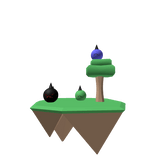 dinosaur floating island