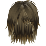 Dirty Blonde Tips Emo Messy Parted Boy Hair