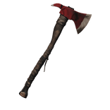 Dirty Grunge Scary Axe Halloween Front
