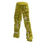 Disdain Canvas Star Icon Pants - Yellow