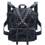 Distressed Backpack Blue