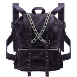 Distressed Backpack Purple