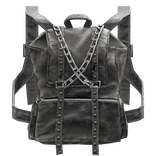 Distressed Backpack White