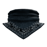 Distressed Bandana Scarf Mask (Blue)